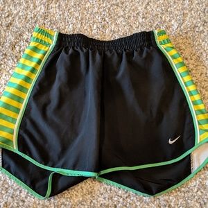 Nike Dri Fit womens running shorts.